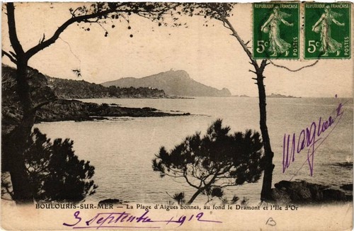 Cpa boulouris sur - cpa, la