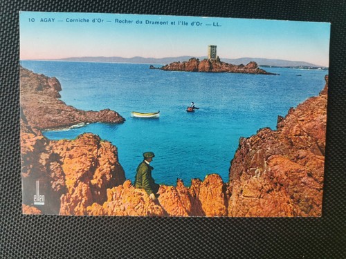Cpa agay corniche or - corniche, d'or